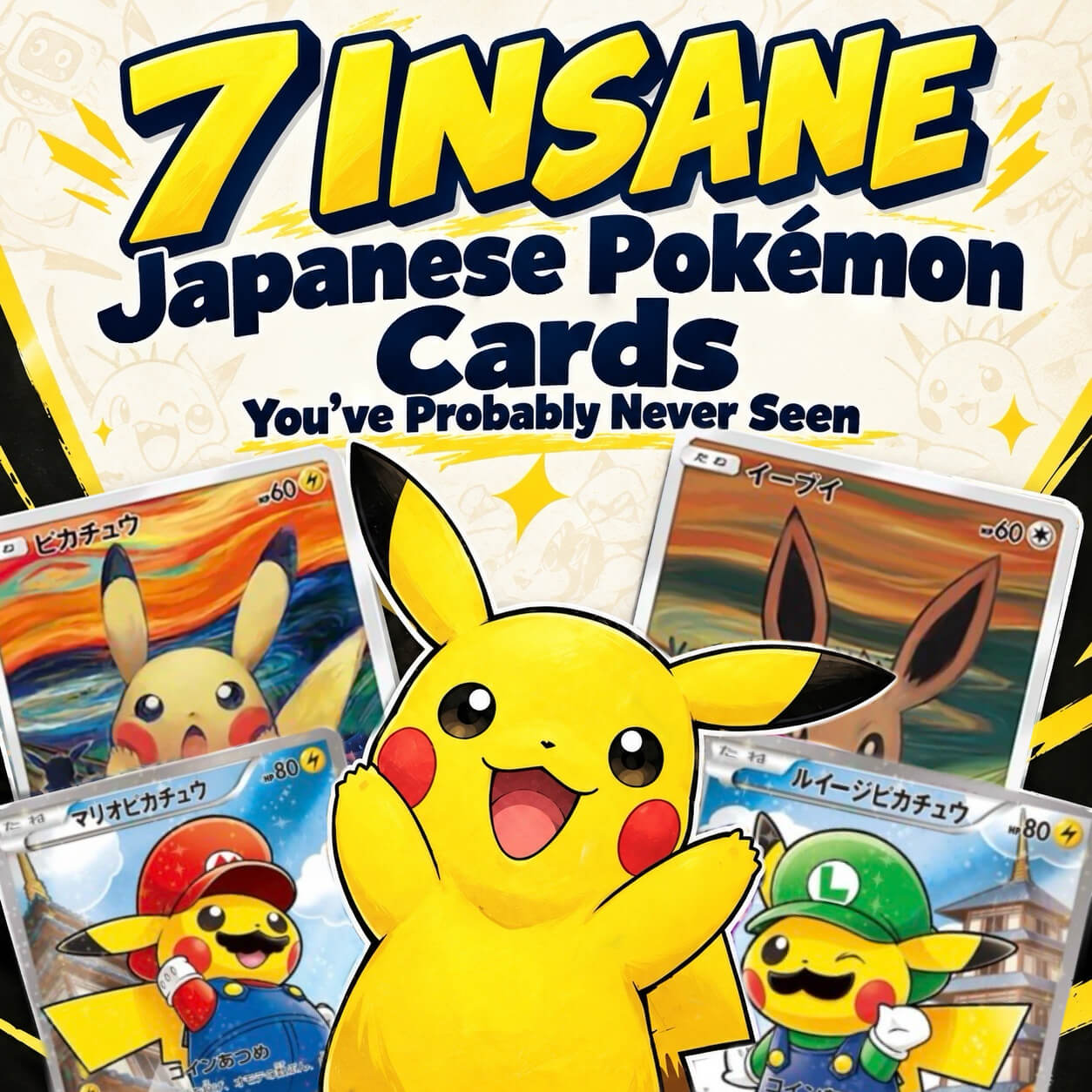7 INSANE Japanese Pokémon Cards You’ve Probably Never Seen