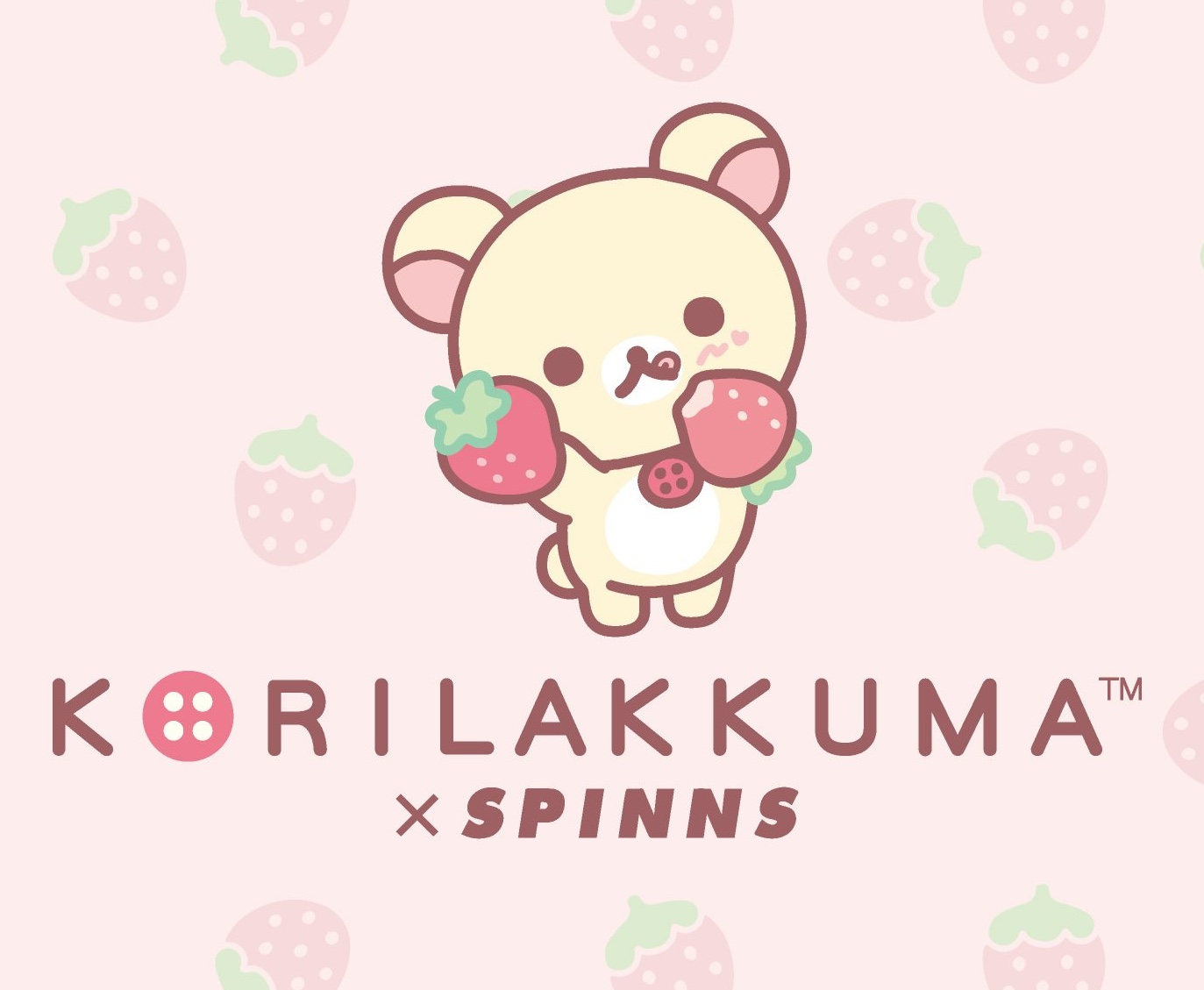 KoRilakkuma × SPINNS：A Soft Strawberry Dream
