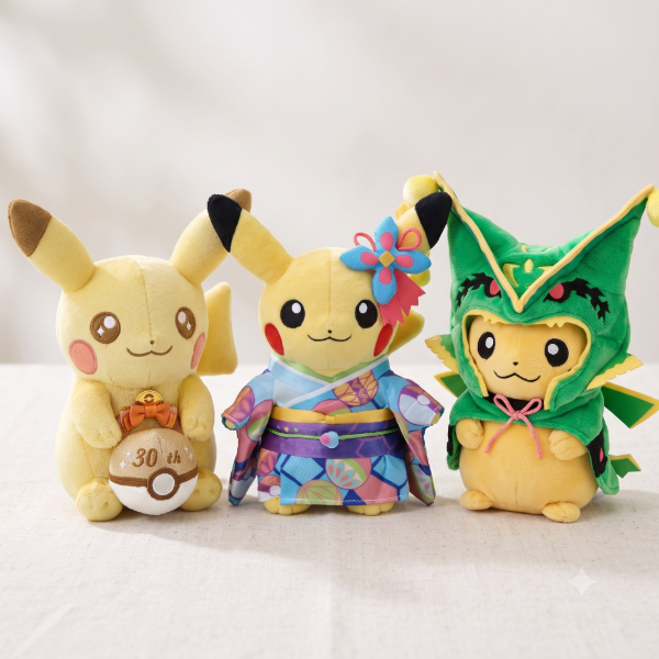 Boneka Plushie Pikachu Eksklusif Pokémon Center Jepang