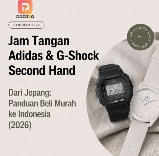 Jam Tangan Adidas & G-Shock Bekas dari Jepang: Panduan Beli Murah ke Indonesia (2026)
