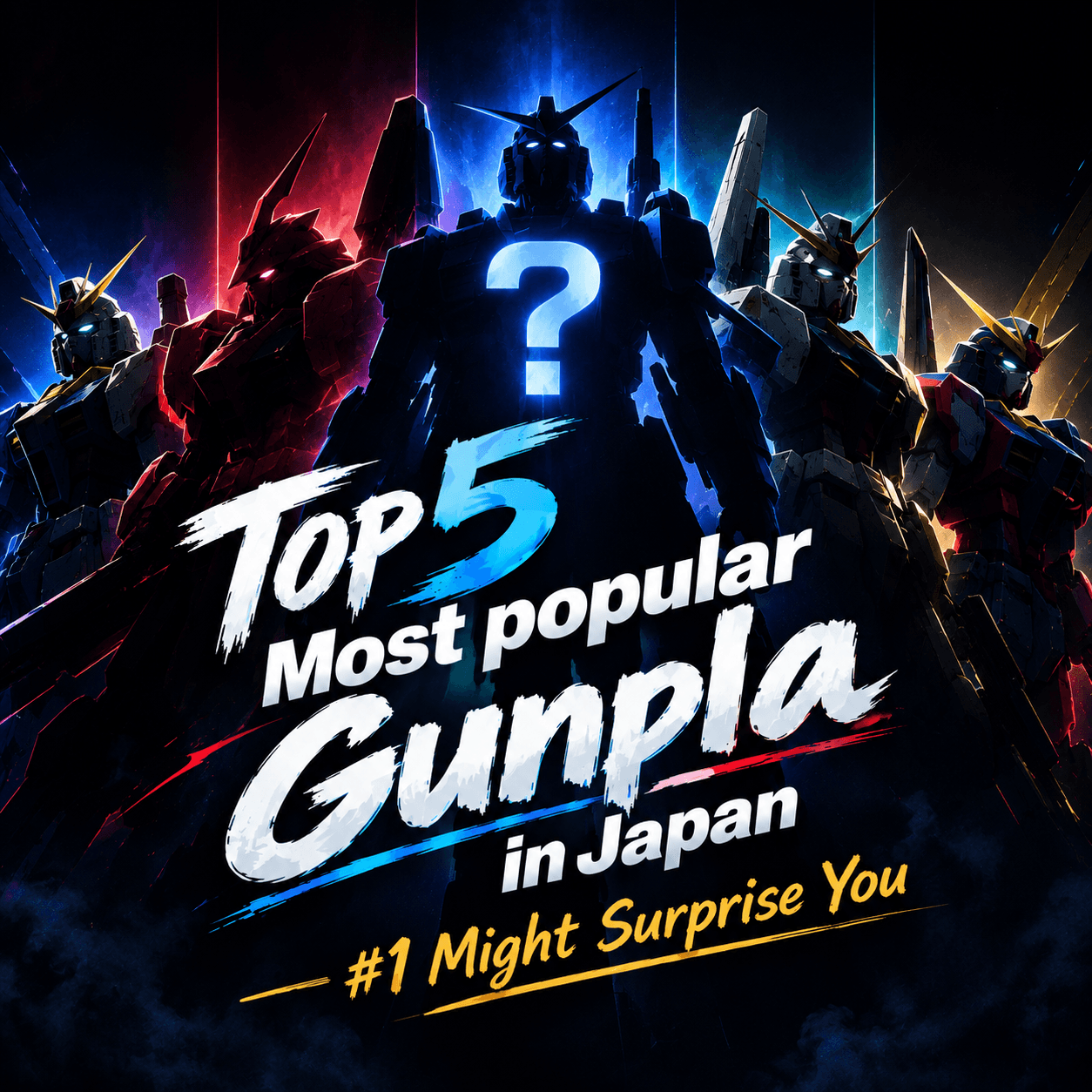 Top 5 Most Popular Gunpla in Japan — #1 Might Surprise You ?