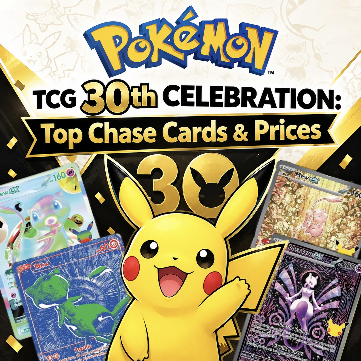 Pokémon TCG 30th CELEBRATION: Top Chase Cards & Prices