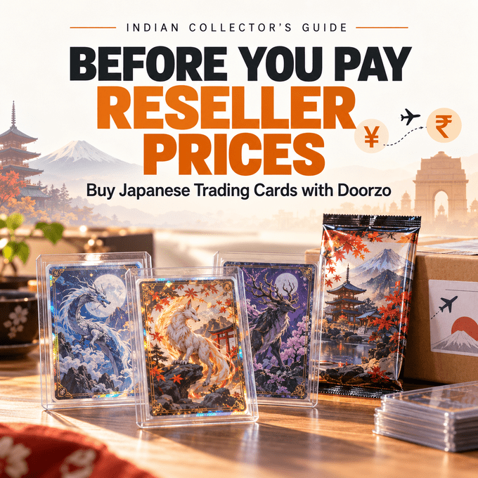 Before You Pay Reseller Prices: Buy Japanese Trading Cards in India with Doorzo